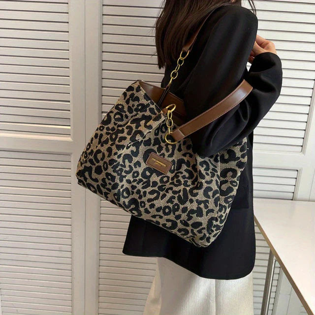 Sheila - Bolso con estampado de leopardo