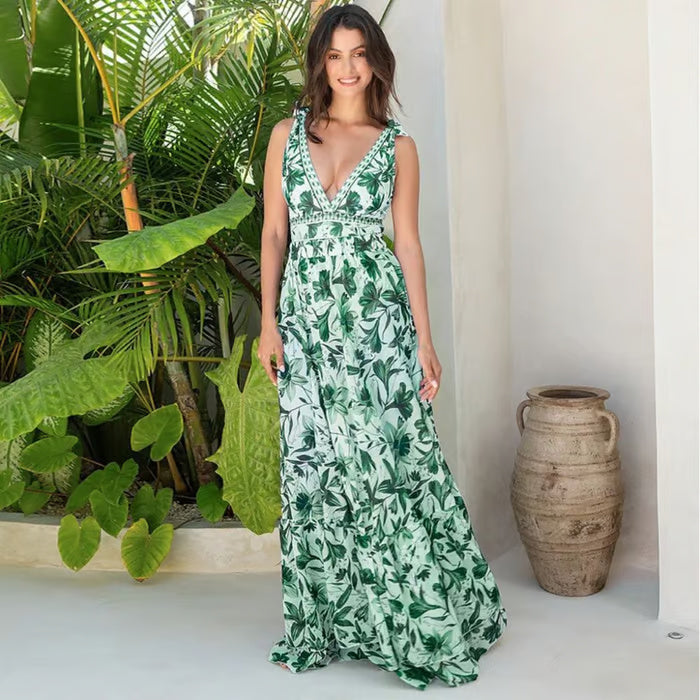 Joana - Traje de baño reversible con hombros anudados