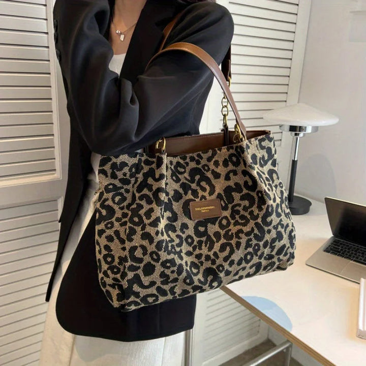 Sheila - Bolso con estampado de leopardo