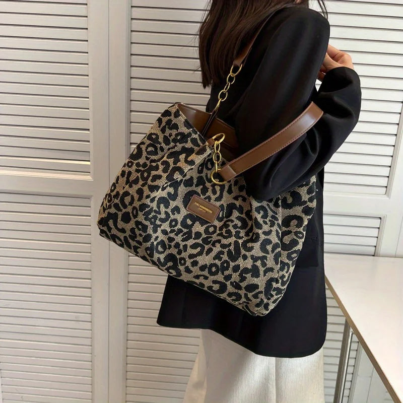 Sheila - Bolso con estampado de leopardo