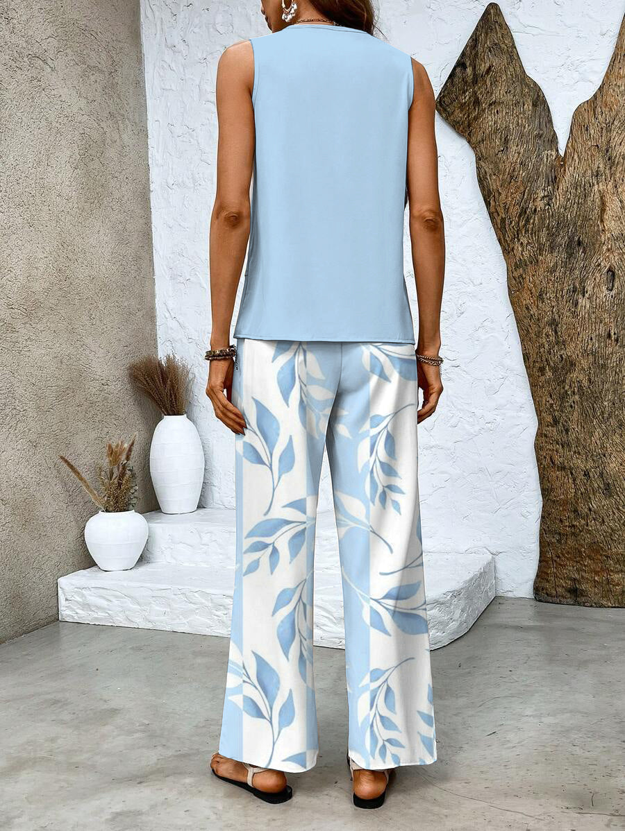 Arthea - Pantalón elegante con top a juego de regalo