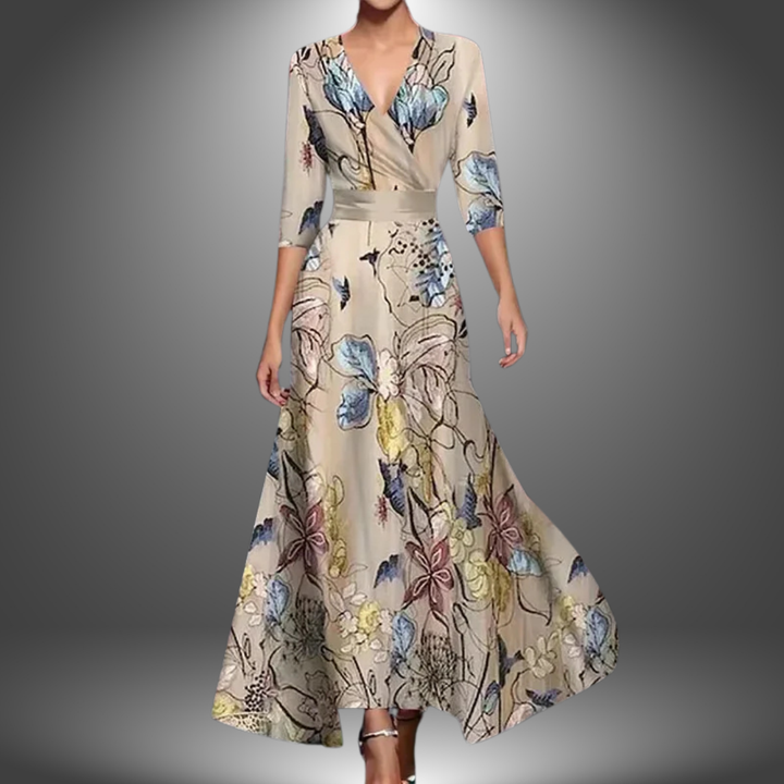 Inés - vestido floral elegante