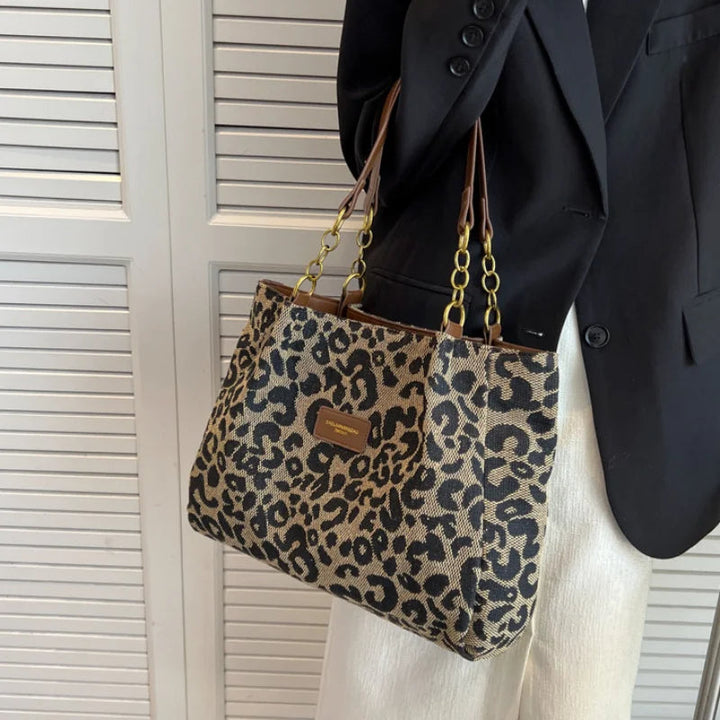 Sheila - Bolso con estampado de leopardo