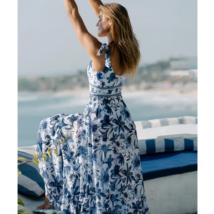 Shern - Traje de baño de una pieza con estampado floral