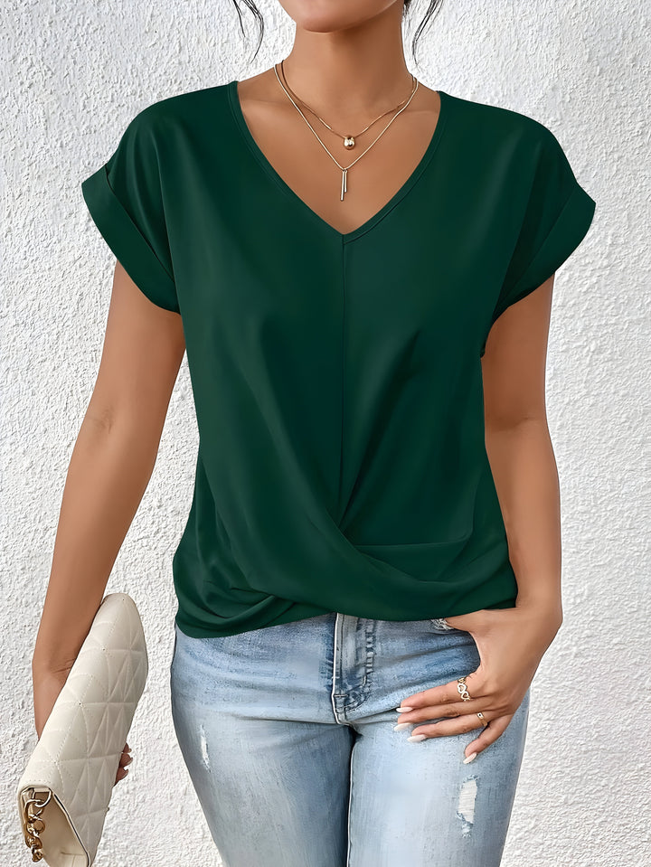 Fiona - Camisa Elegante con Cuello en V