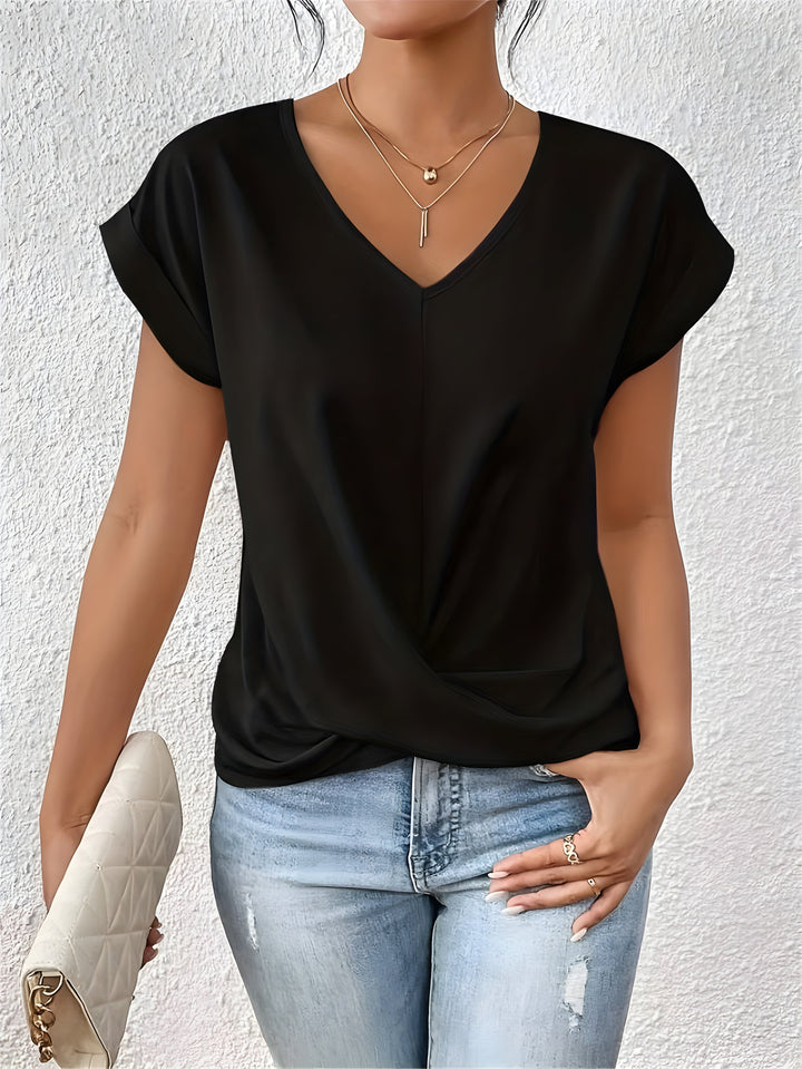 Fiona - Camisa Elegante con Cuello en V