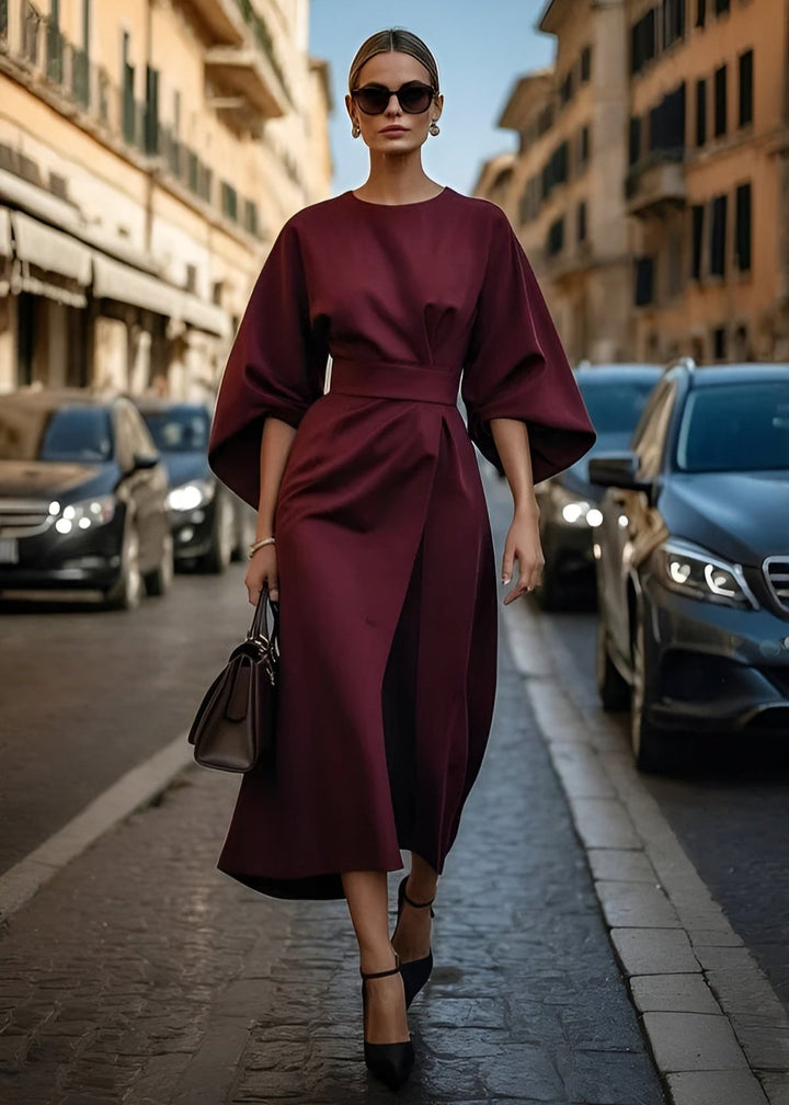 Jenny - Vestido midi con cinturón