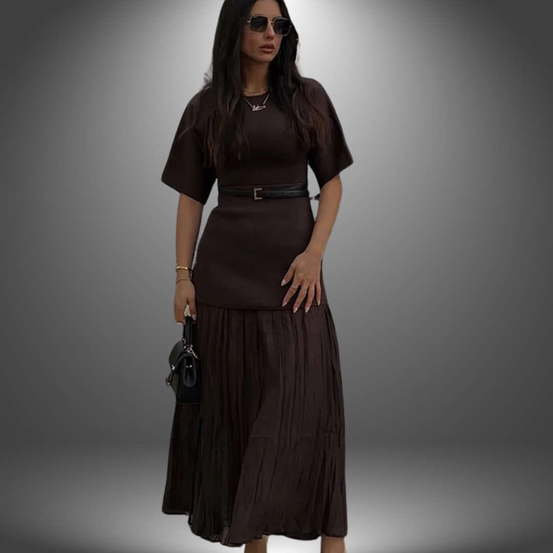 Valentina - vestido elegante plisado