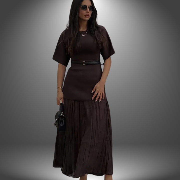 Valentina - vestido elegante plisado