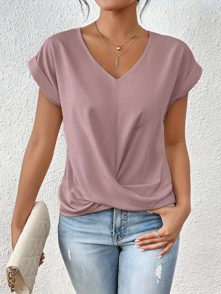Fiona - Camisa Elegante con Cuello en V