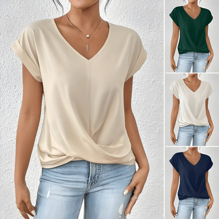 Fiona - Camisa Elegante con Cuello en V
