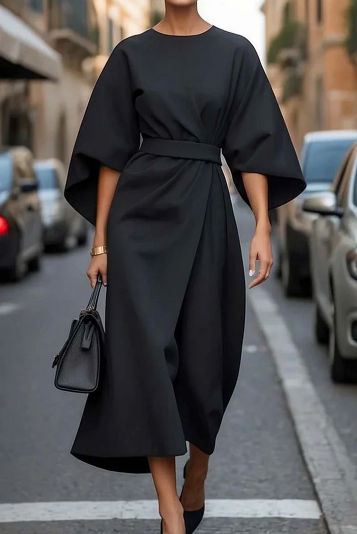Jenny - Vestido midi con cinturón