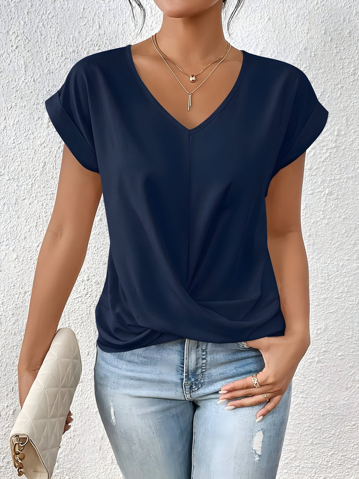 Fiona - Camisa Elegante con Cuello en V